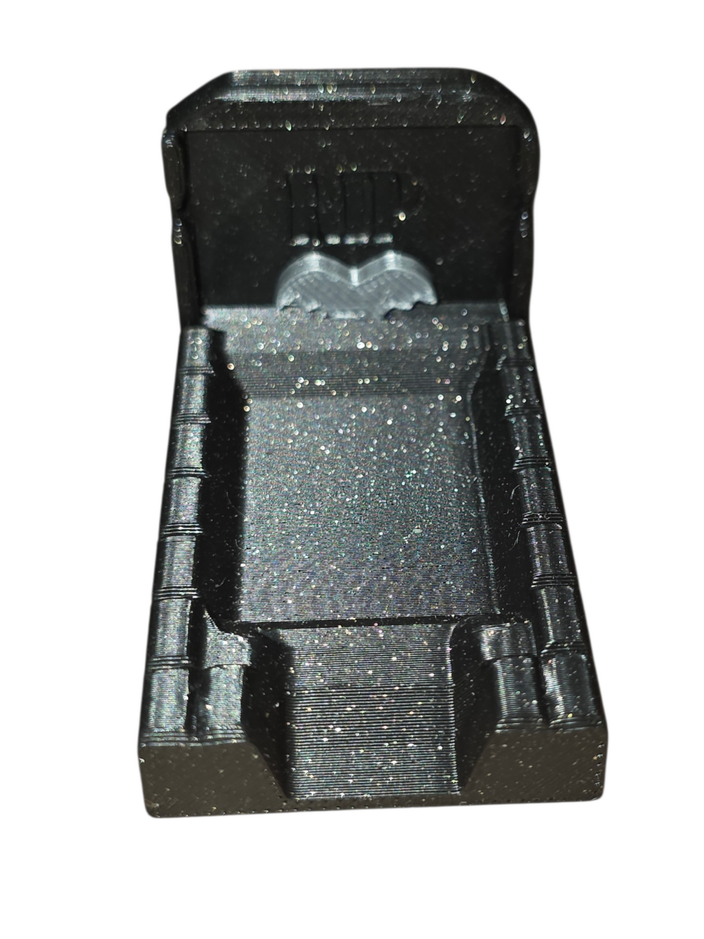 Gothic Black Sparkly feeding platform