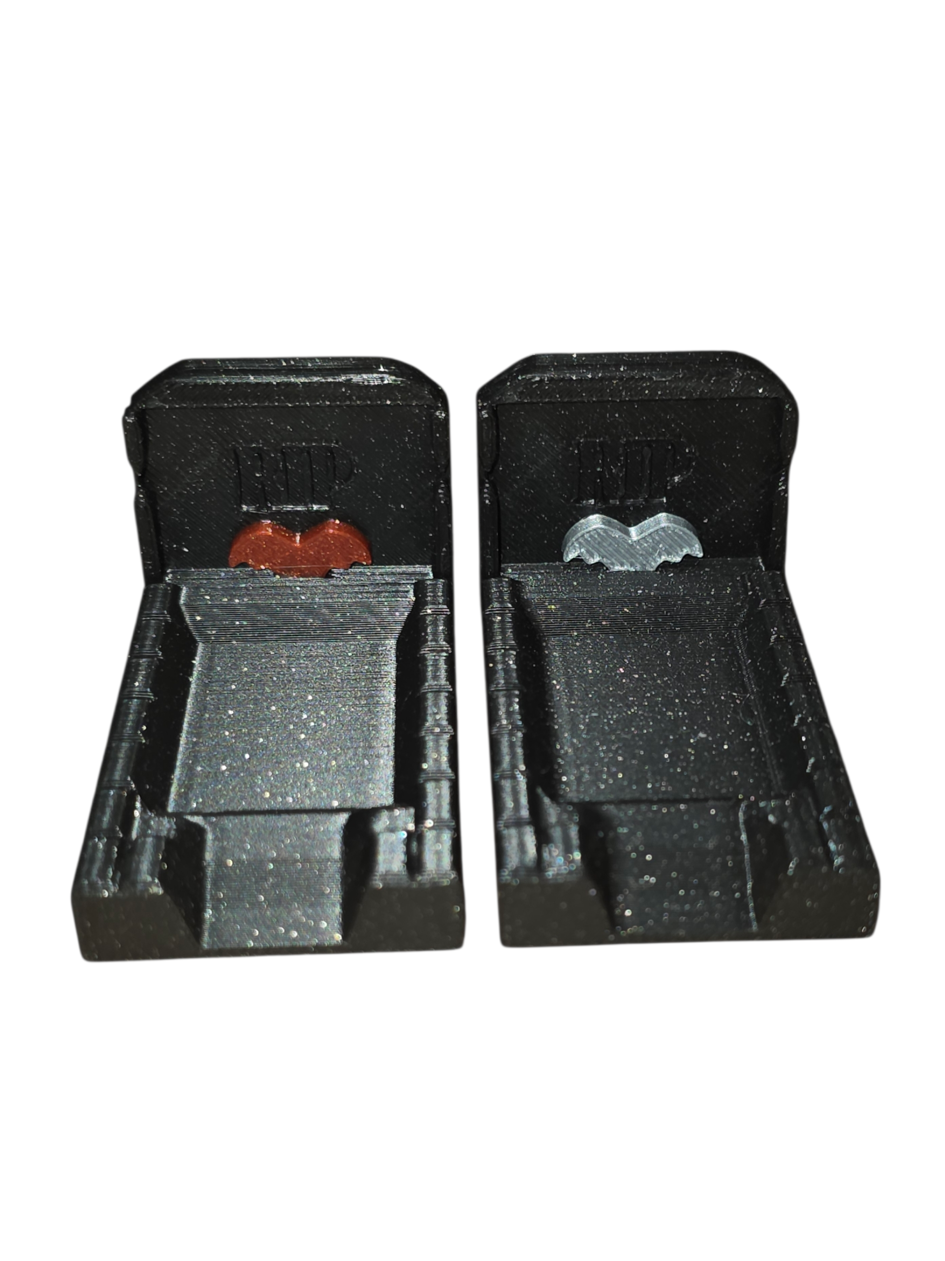 Gothic Black Sparkly feeding platform