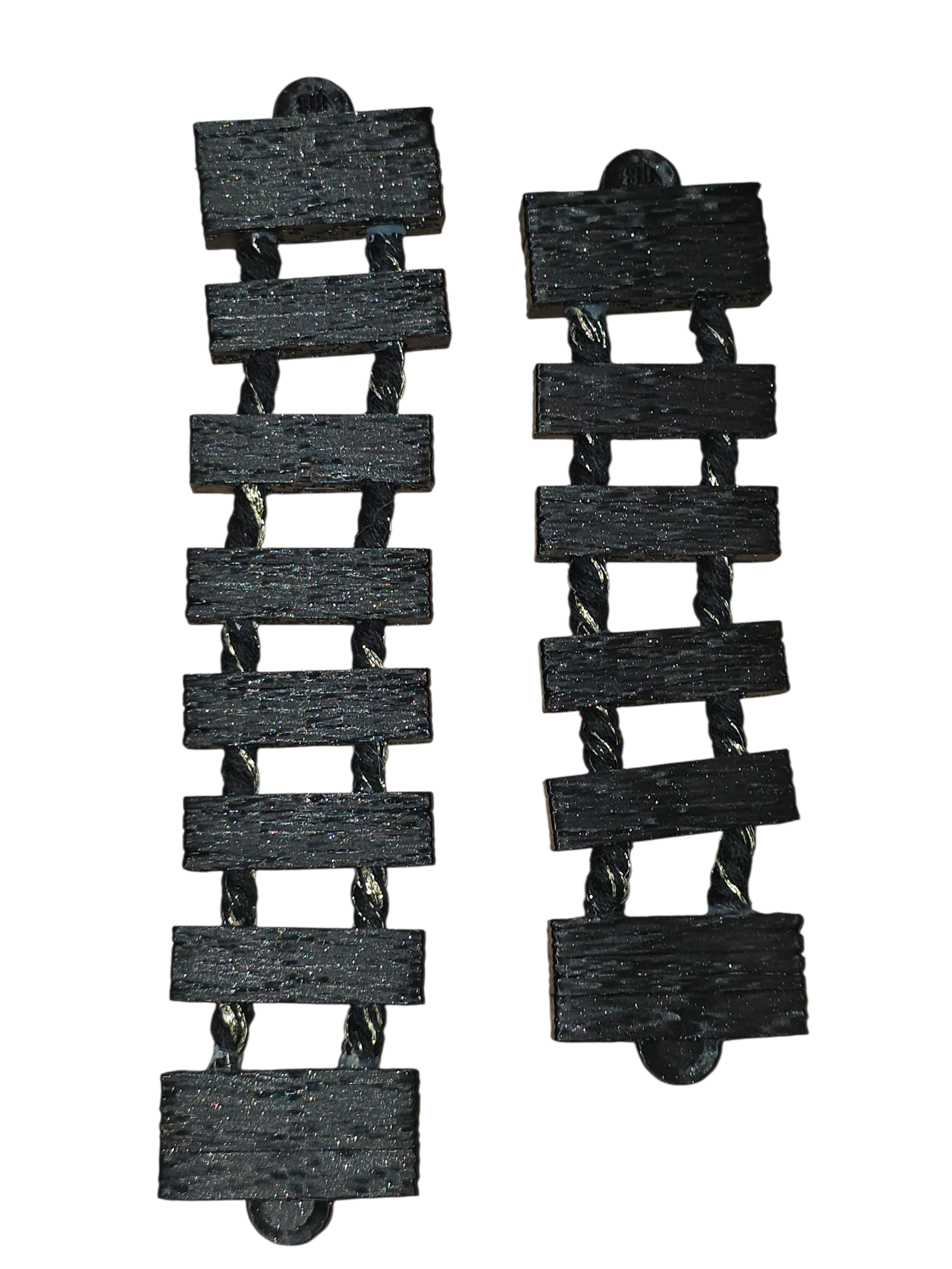 Gothic Black Sparkly Rope Bridge - Bugs & Beyond
