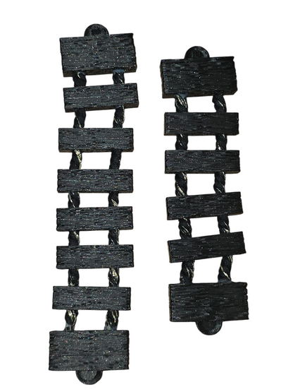 Gothic Black Sparkly Rope Bridge - Bugs & Beyond