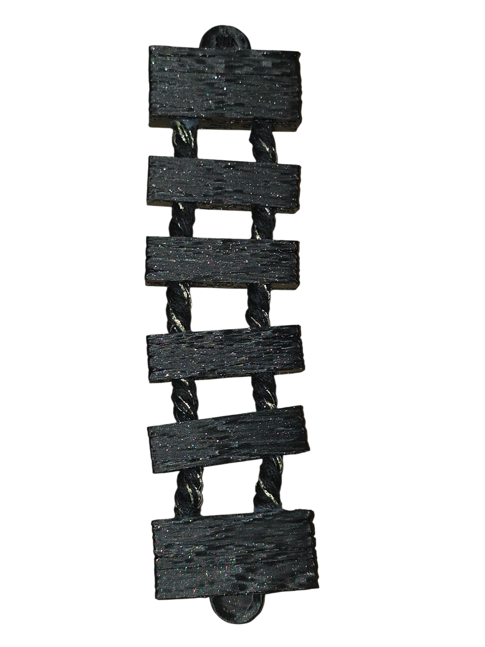 Gothic Black Sparkly Rope Bridge - Bugs & Beyond