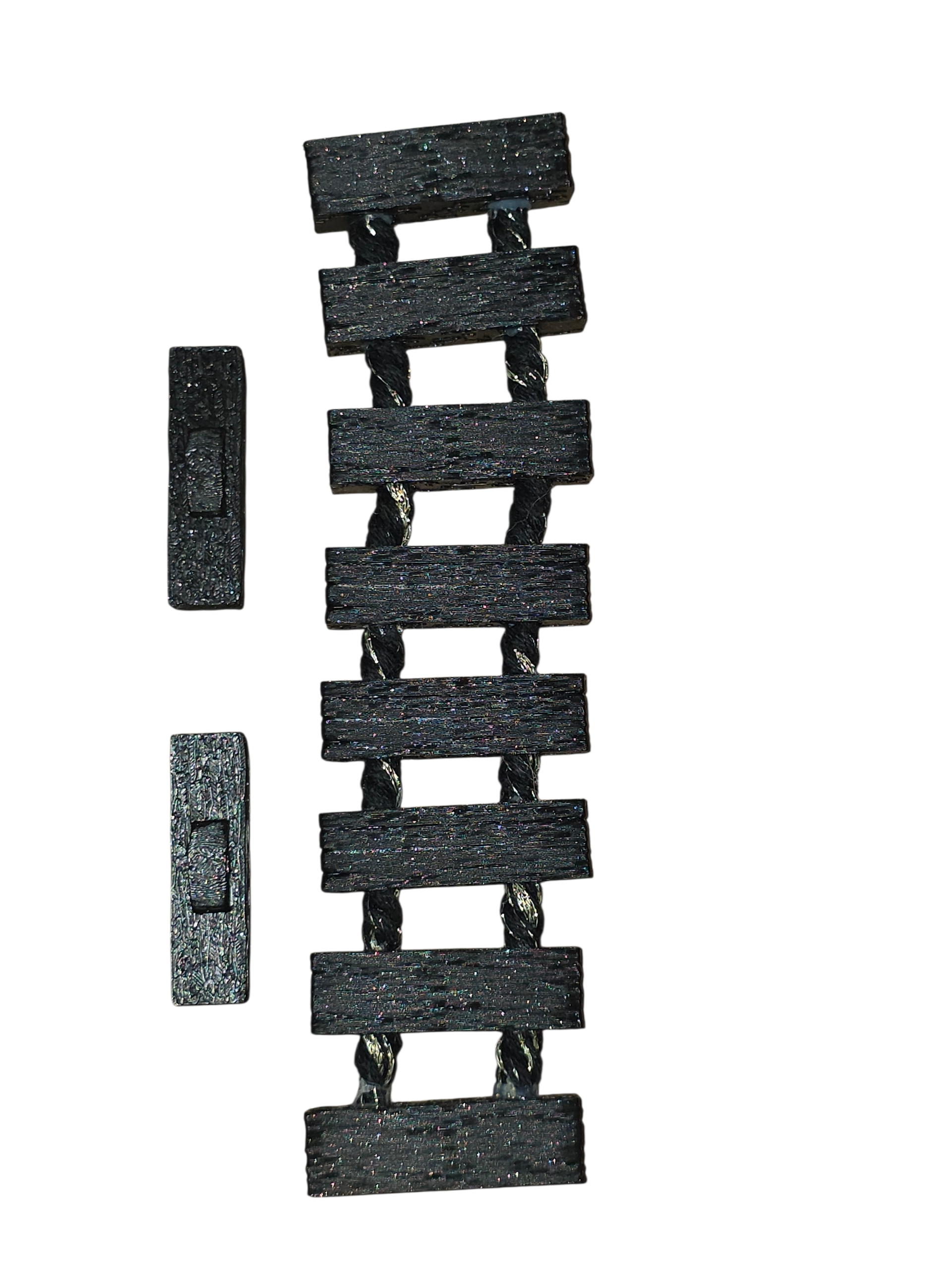 Gothic Black Sparkly Rope Bridge - Bugs & Beyond