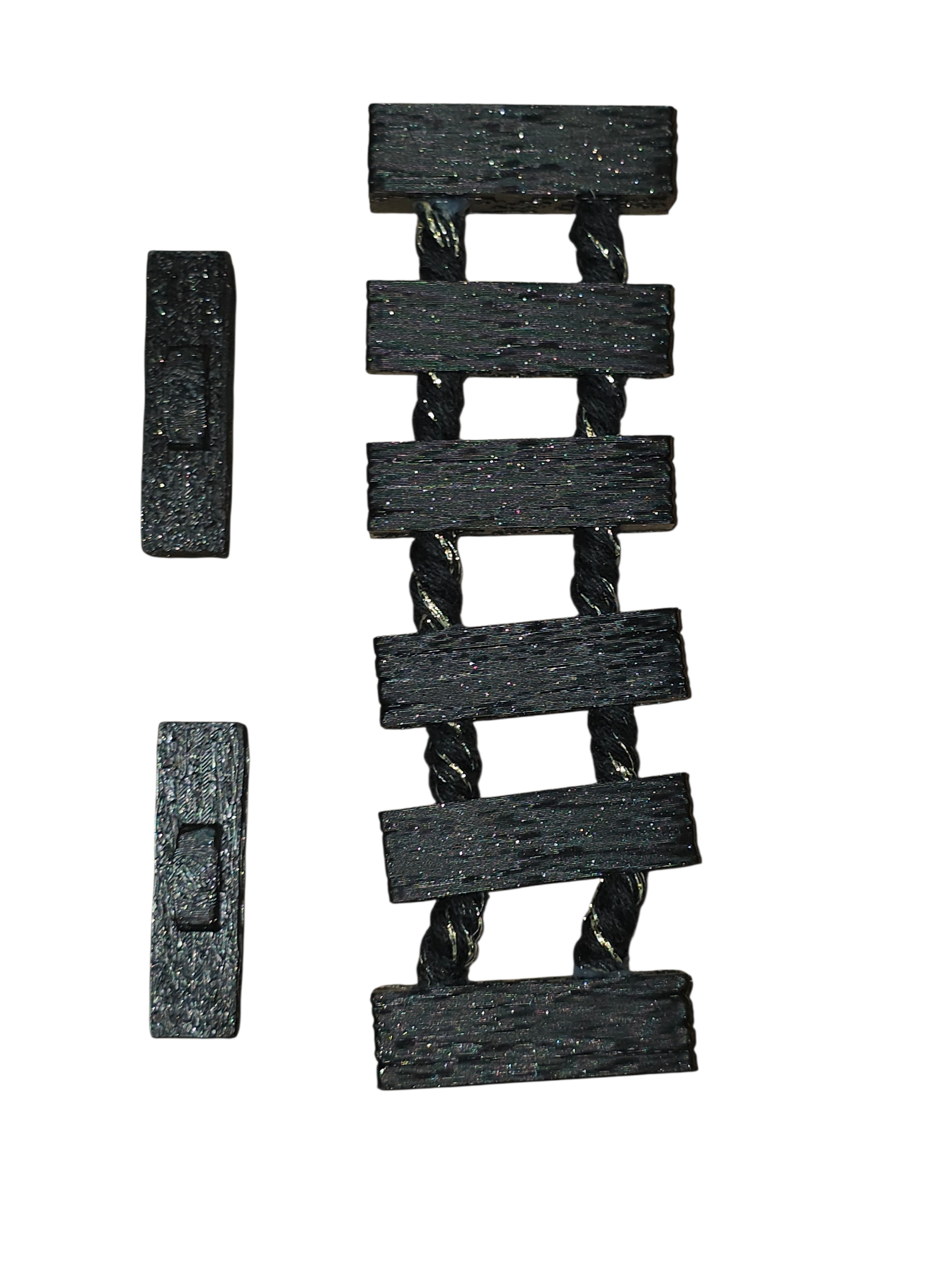 Gothic Black Sparkly Rope Bridge - Bugs & Beyond