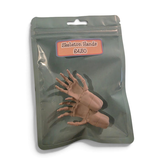 Magnetic Skeleton Hands for Jumping Spider Enclosures