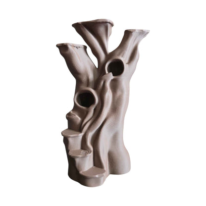 Woodland Range: Freestanding Ancient Tree Trunk Enclosure Decor with Hides